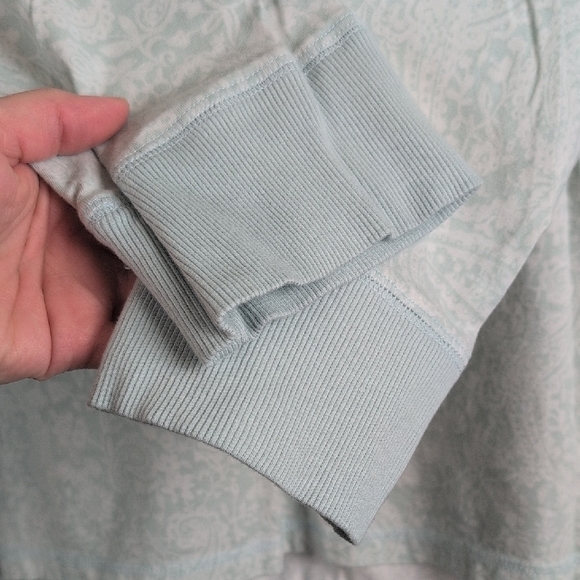 Vera Bradley Pastel Mint Green Patterned Pajama Top - Picture 5 of 5